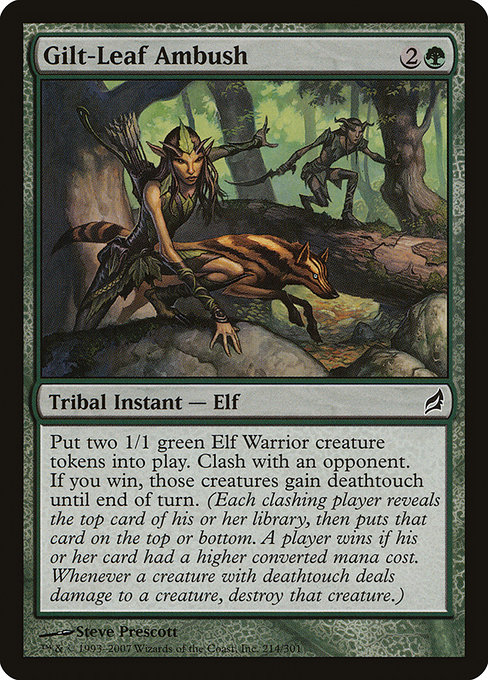 Gilt-Leaf Ambush highlighted card art