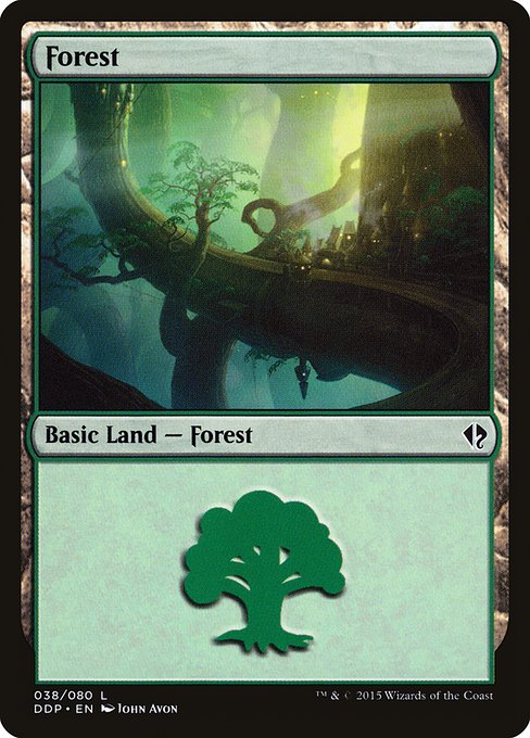 Forest from Duel Decks: Zendikar vs. Eldrazi