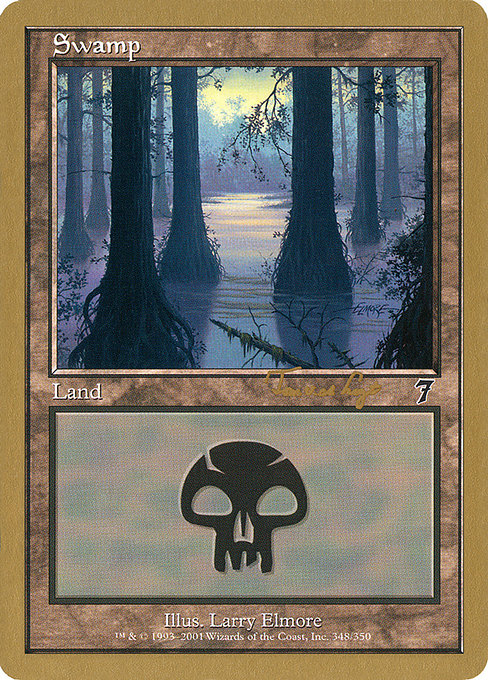 Swamp from World Championship Decks 2001