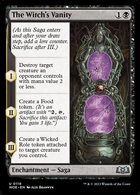 The Witch's Vanity highlighted card art