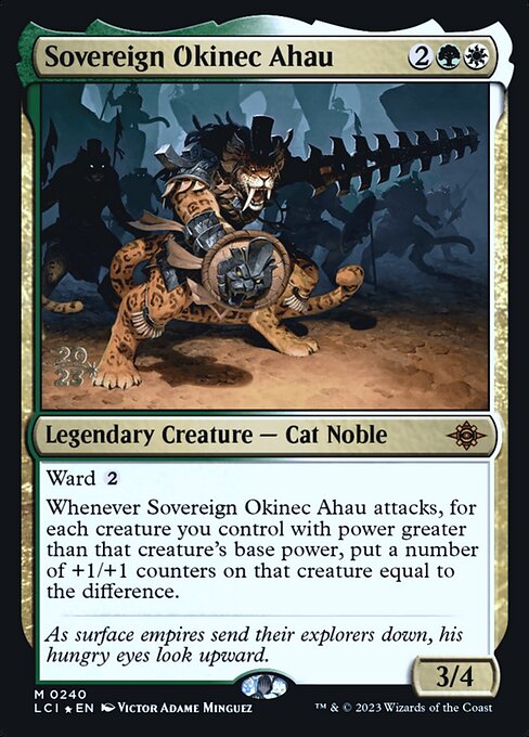 Sovereign Okinec Ahau highlighted card art