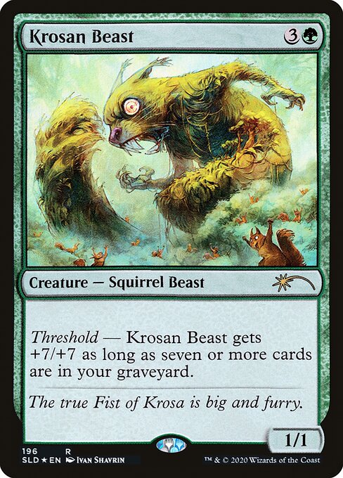 Krosan Beast highlighted card art