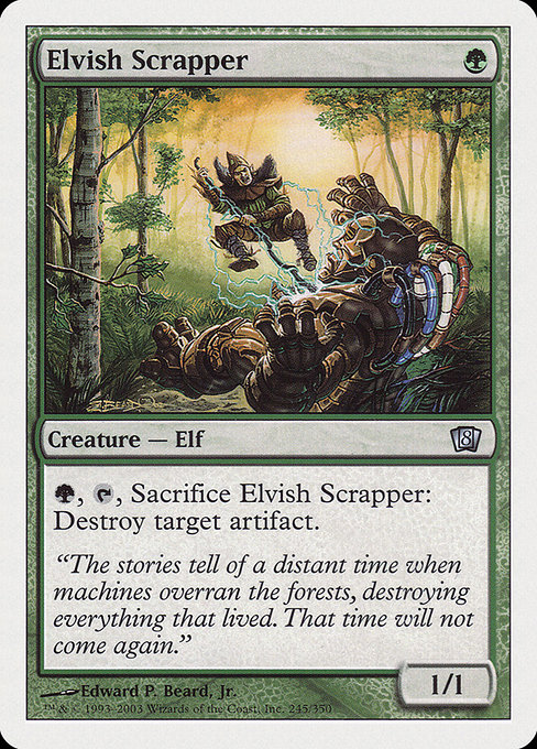 Elvish Scrapper highlighted card art