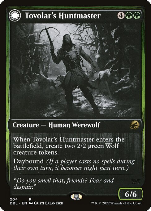 Tovolar's Huntmaster // Tovolar's Packleader from Innistrad: Double Feature