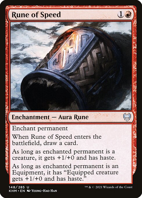 Rune of Speed highlighted card art