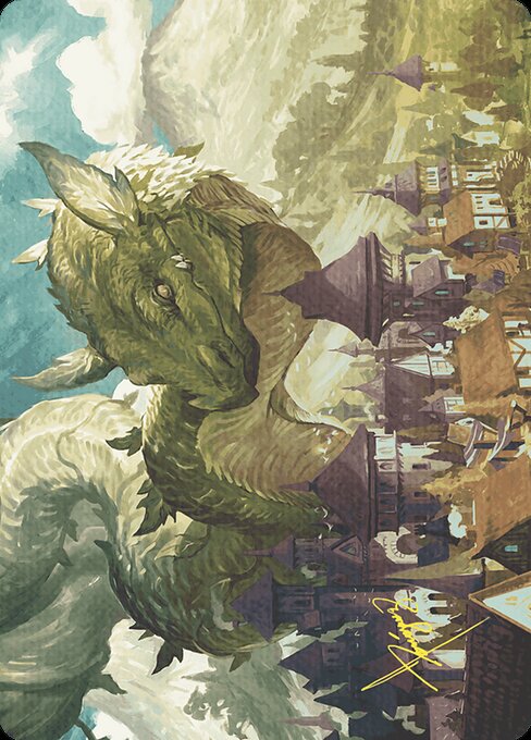 Beanstalk Wurm // Beanstalk Wurm highlighted card art