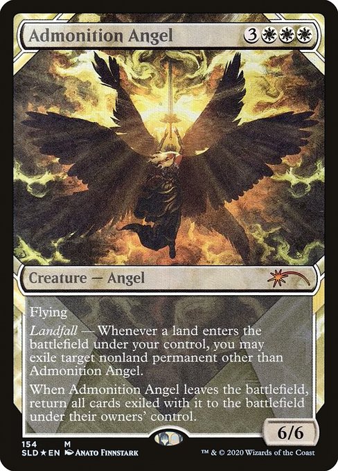 Admonition Angel highlighted card art