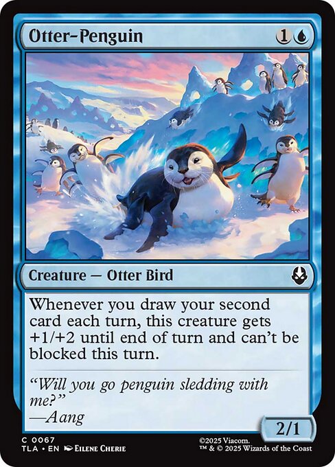 Otter-Penguin highlighted card art