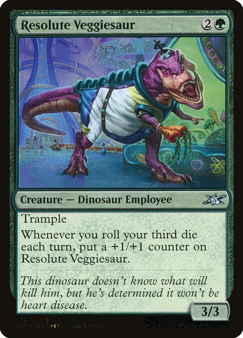 Resolute Veggiesaur highlighted card art