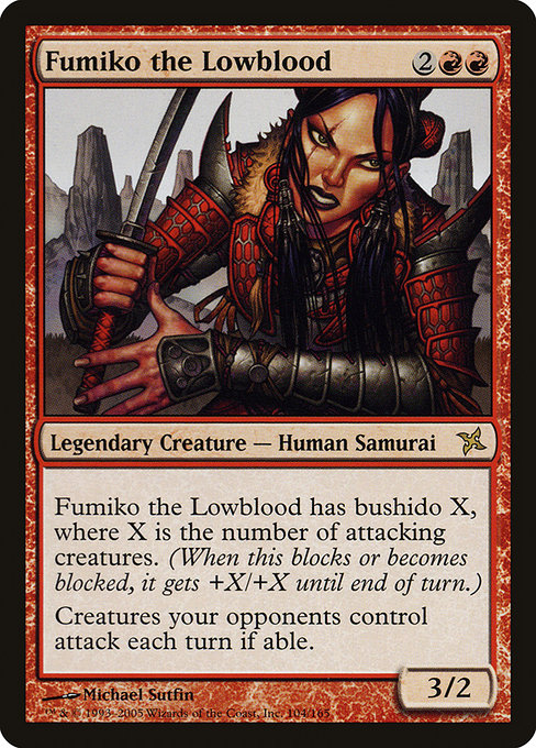Fumiko the Lowblood from Betrayers of Kamigawa