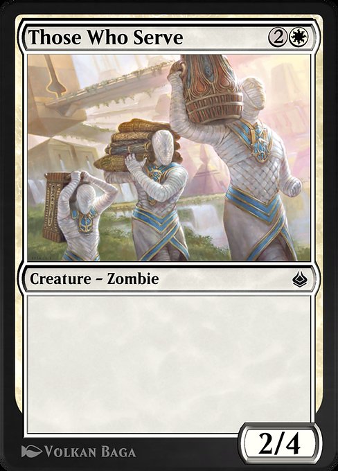 Those Who Serve highlighted card art