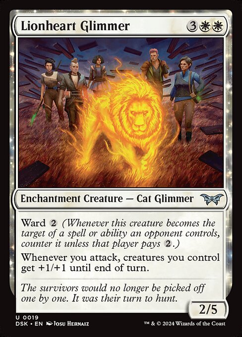 Lionheart Glimmer highlighted card art