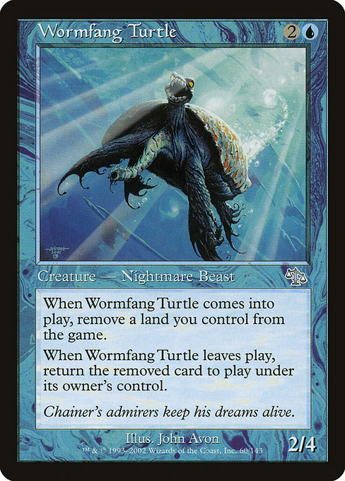 Wormfang Turtle highlighted card art