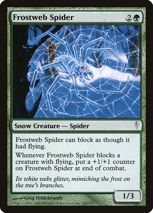 Frostweb Spider highlighted card art