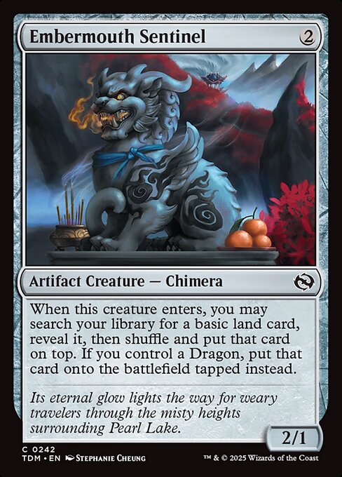 Embermouth Sentinel highlighted card art