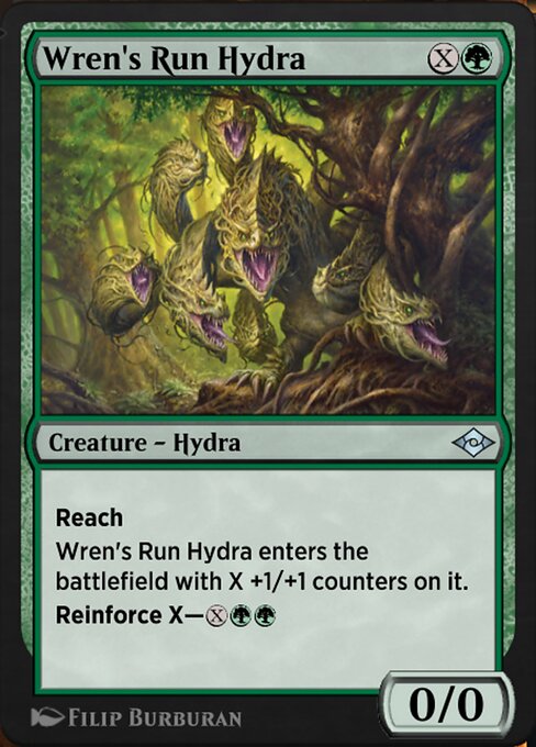Wren's Run Hydra highlighted card art