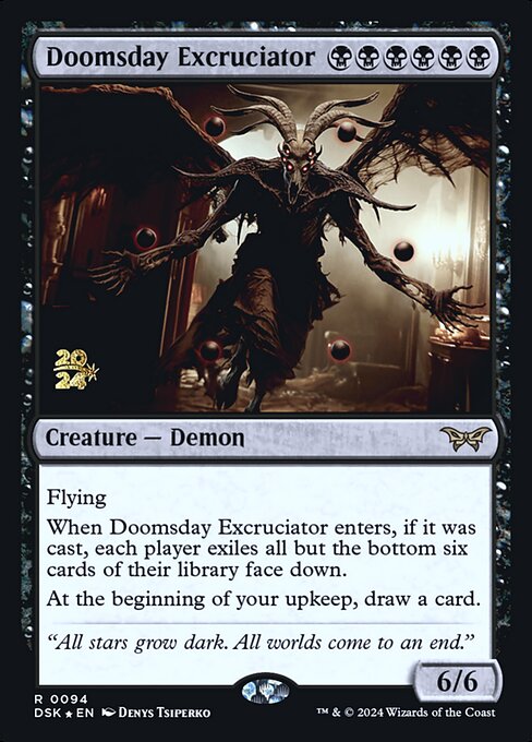 Doomsday Excruciator highlighted card art