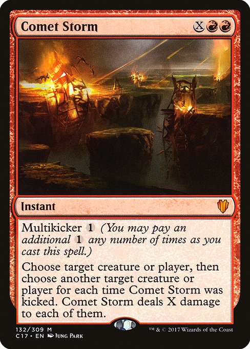 Comet Storm from Commander 2017