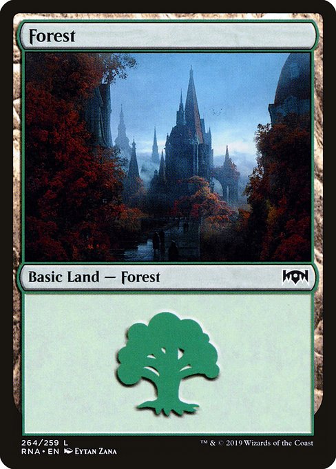 Forest from Ravnica Allegiance