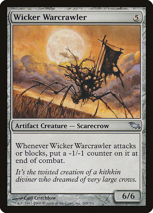 Wicker Warcrawler highlighted card art
