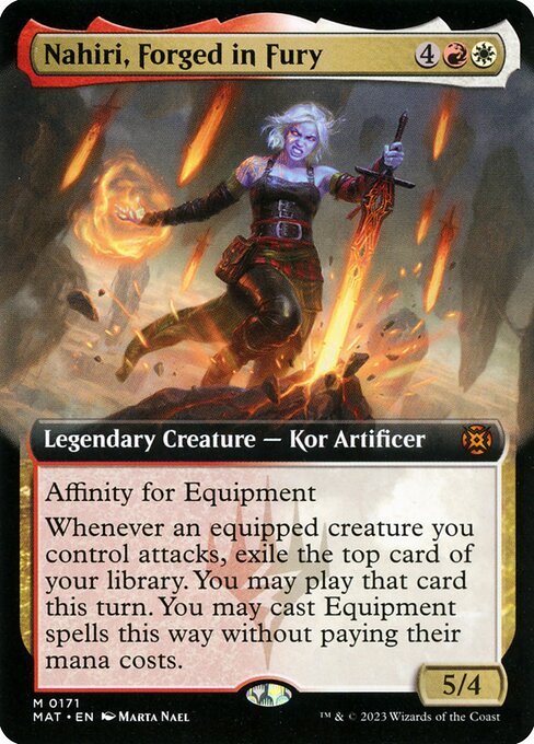Nahiri, Forged in Fury highlighted card art