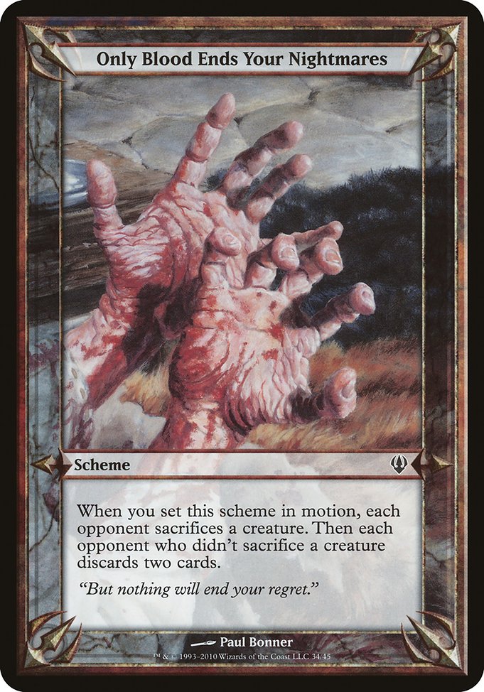 Only Blood Ends Your Nightmares highlighted card art