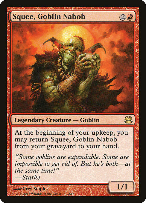 Squee, Goblin Nabob from Modern Masters