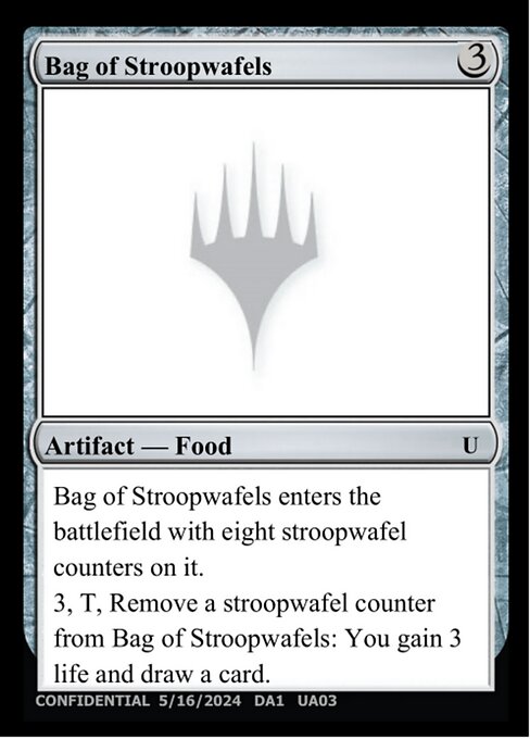Bag of Stroopwafels highlighted card art