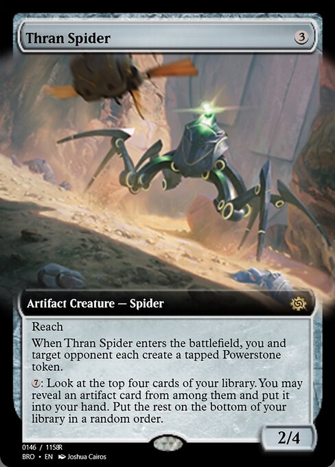 Thran Spider highlighted card art