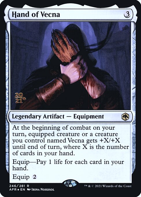 Hand of Vecna from Adventures in the Forgotten Realms Promos