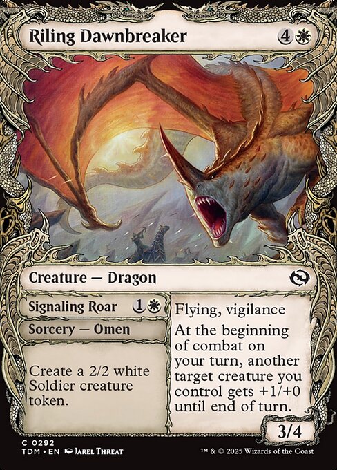 Riling Dawnbreaker // Signaling Roar from Tarkir: Dragonstorm