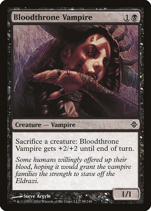Bloodthrone Vampire from Rise of the Eldrazi
