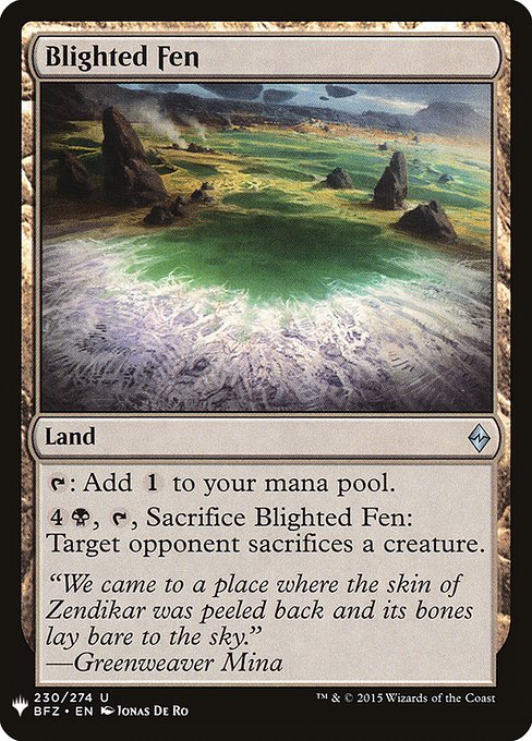 Blighted Fen from The List