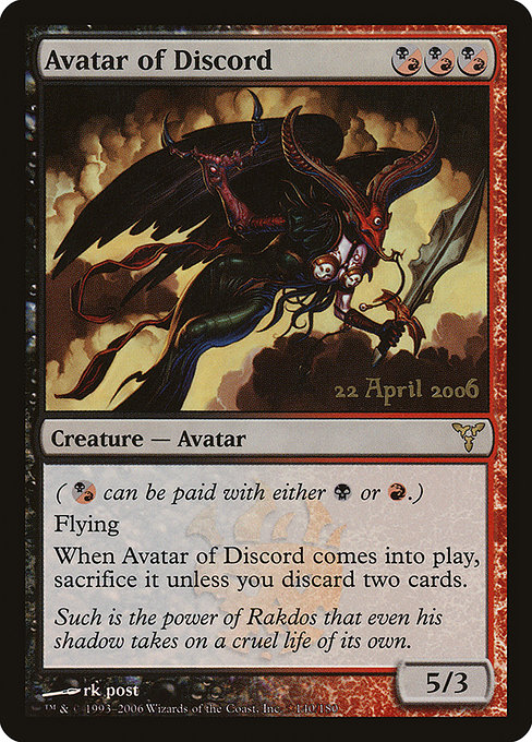 Avatar of Discord from Dissension Promos