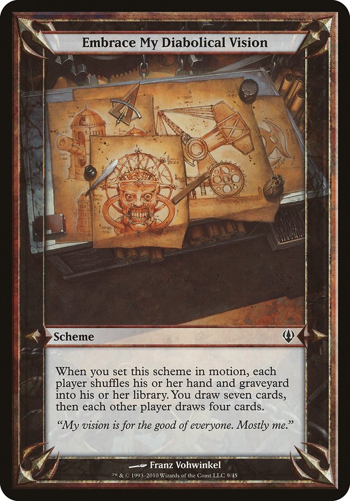 Embrace My Diabolical Vision highlighted card art
