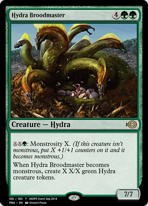 Hydra Broodmaster from Magic Online Promos
