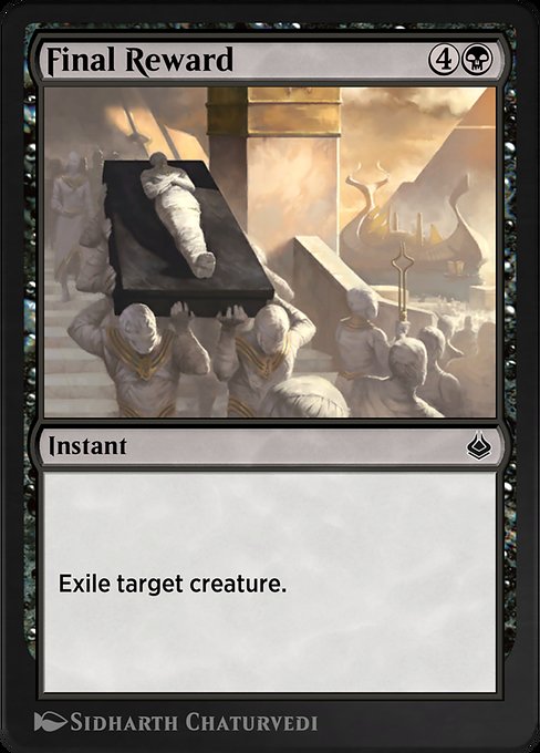 Final Reward from Amonkhet Remastered