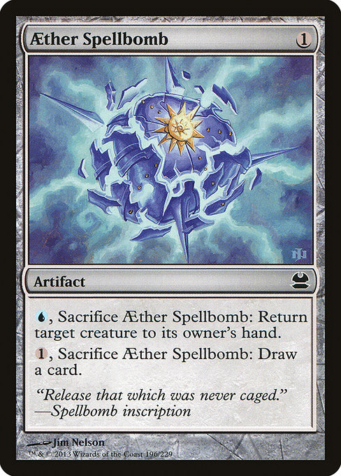 Aether Spellbomb from Modern Masters