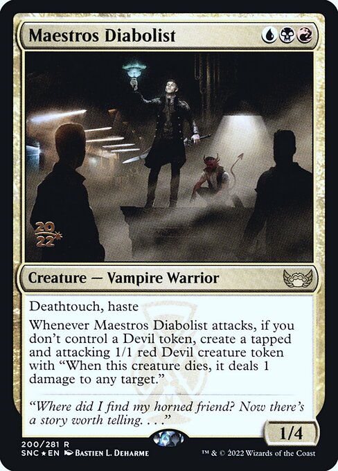 Maestros Diabolist highlighted card art