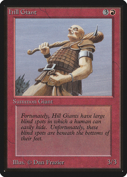 Hill Giant from Limited Edition Beta