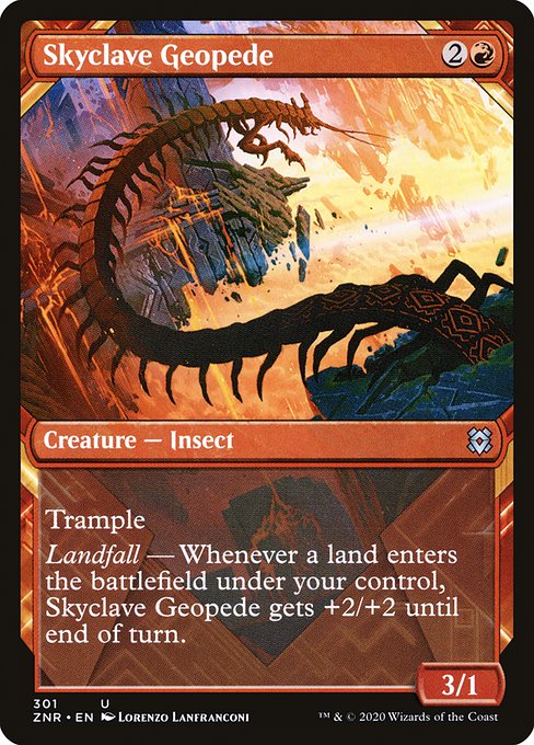 Skyclave Geopede from Zendikar Rising