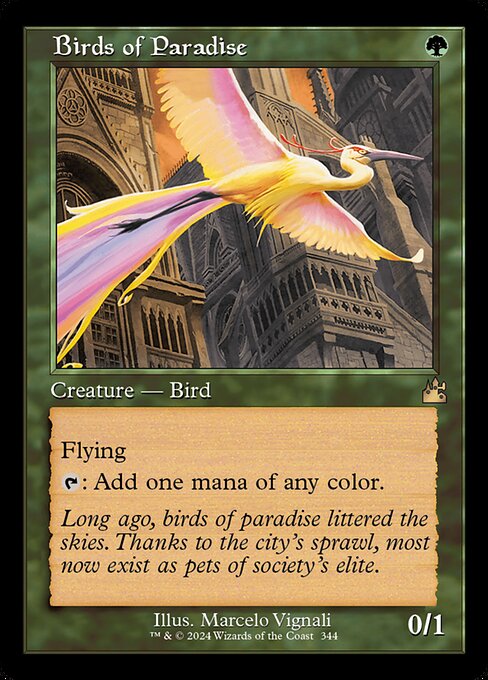 Birds of Paradise from Ravnica Remastered