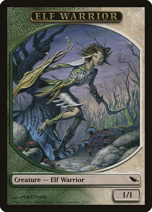 Elf Warrior from Shadowmoor Tokens