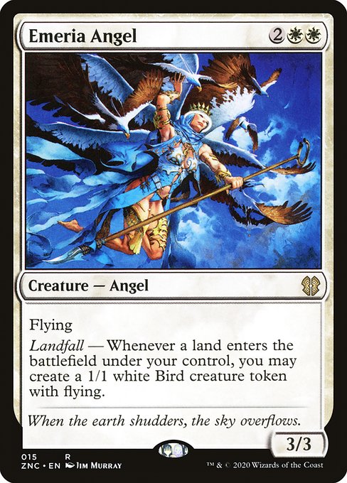 Emeria Angel from Zendikar Rising Commander