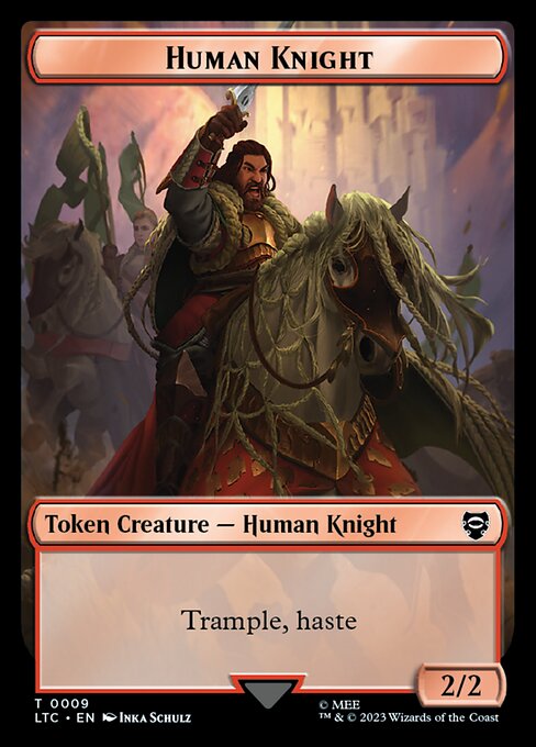 Human Knight highlighted card art