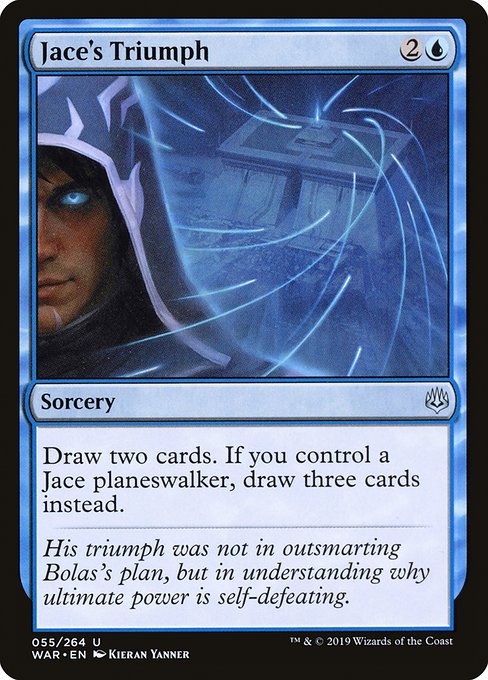 Jace's Triumph highlighted card art