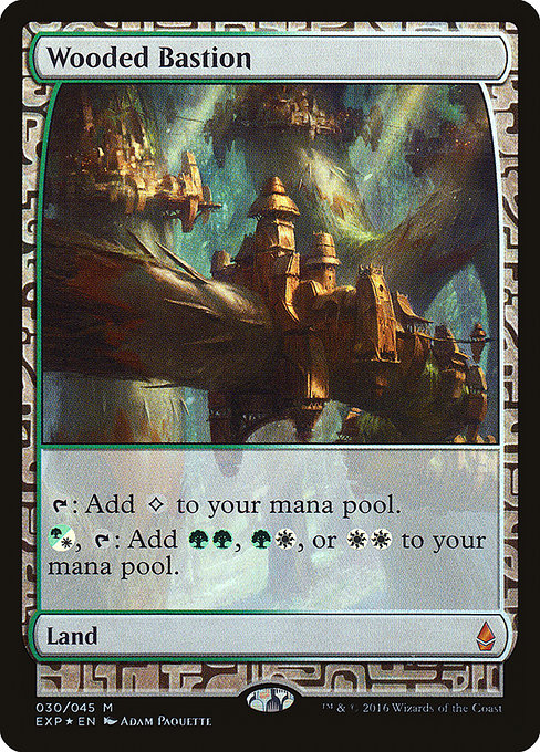 Wooded Bastion from Zendikar Expeditions