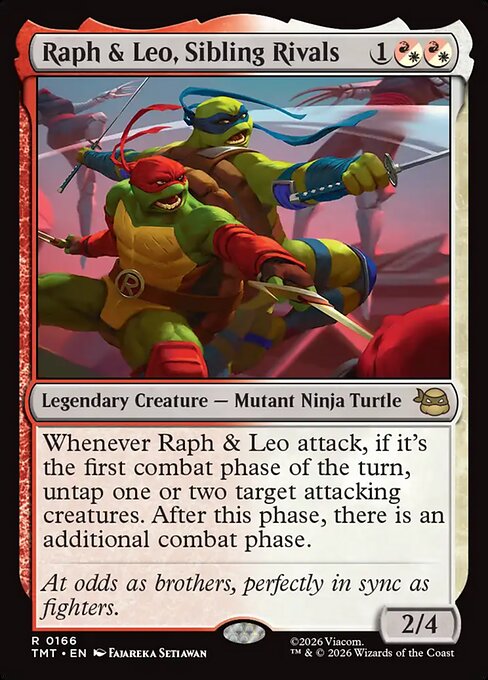 Raph & Leo, Sibling Rivals from Teenage Mutant Ninja Turtles