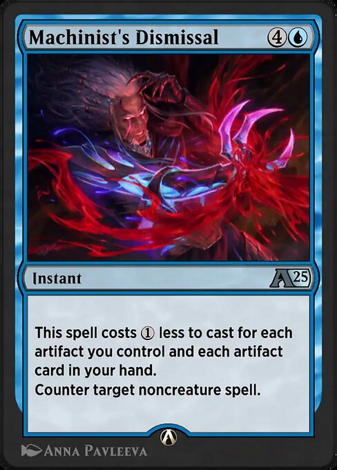 Machinist's Dismissal highlighted card art