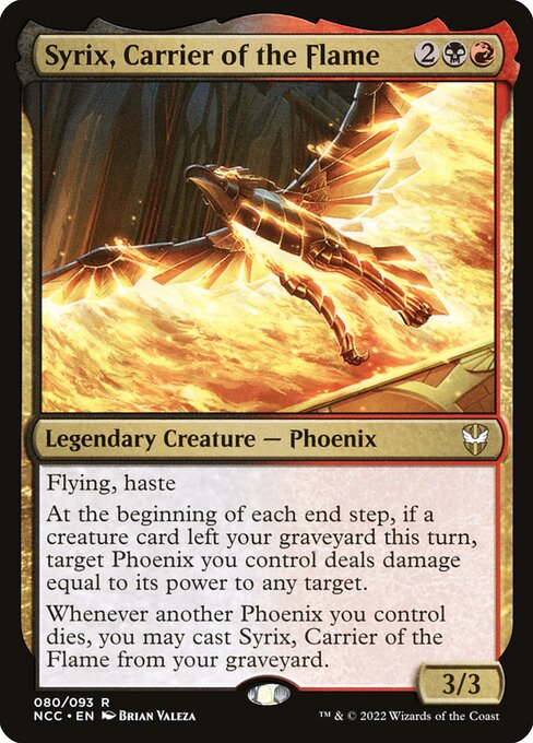 Syrix, Carrier of the Flame from New Capenna Commander